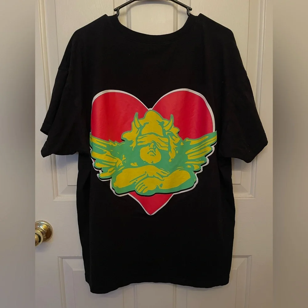 Boys Lie Black and Neon Green Tee - Picture 5 of 5